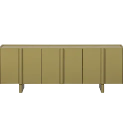WOOOD Stolik pod TV BASU 152 cm drewno sosny moss