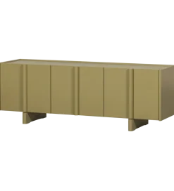 WOOOD Stolik pod TV BASU 152 cm drewno sosny moss