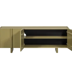 WOOOD Stolik pod TV BASU 152 cm drewno sosny moss