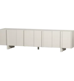 WOOOD Stolik pod TV BASU 200 cm drewno sosny dust
