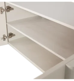 WOOOD Stolik pod TV BASU 200 cm drewno sosny dust