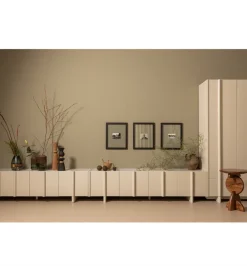 WOOOD Stolik pod TV BASU 200 cm drewno sosny dust