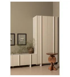 WOOOD Stolik pod TV BASU 200 cm drewno sosny dust