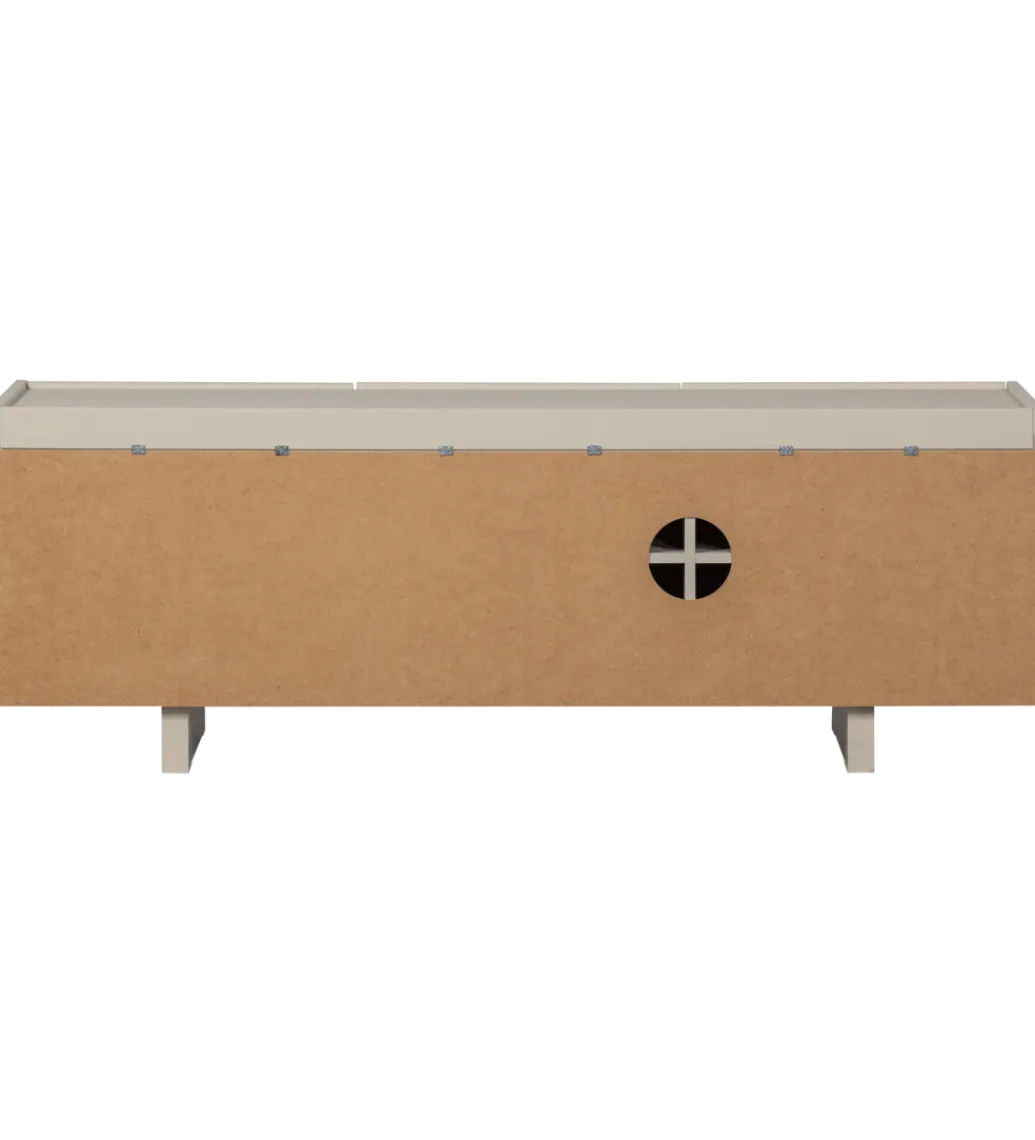 WOOOD Stolik pod TV BASU 152 cm drewno sosny dust