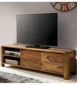WOHNLING, GERMANY Stolik pod TV BOHA 140 cm drewno sheesham