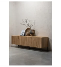WOOOD Stolik pod TV BONO 180 cm drewno jesion naturalny