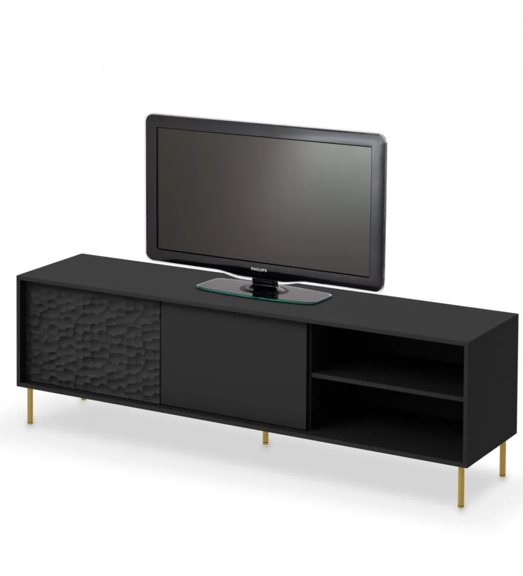 Halmar Stolik pod TV BULLET 180 cm czarny
