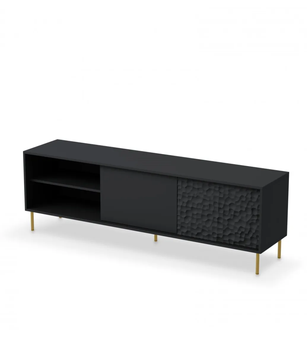 Halmar Stolik pod TV BULLET 180 cm czarny