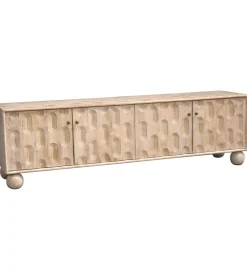 Exclusivas Stolik pod TV BUNOQ 170 cm drewno mango