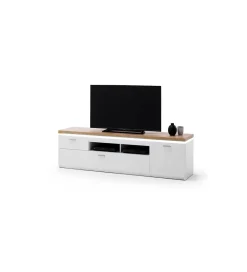 MCA Stolik pod TV CALI 196 cm biały