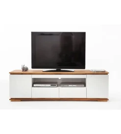 MCA Stolik pod TV CHIARO 200 cm biało kremowa