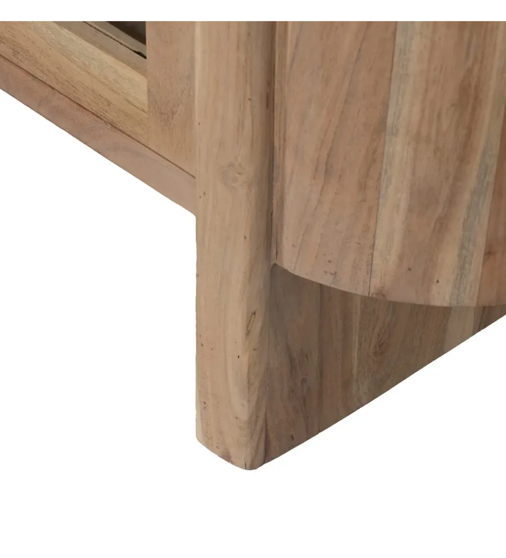 Zona-Design Stolik pod TV CREEL 180 cm drewno mango