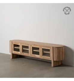 Zona-Design Stolik pod TV CREEL 180 cm drewno mango