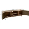 WOHNLING, GERMANY Stolik pod TV CYNTIA 160 cm drewno mango