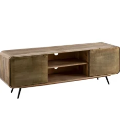 WOHNLING, GERMANY Stolik pod TV CYNTIA 160 cm drewno mango