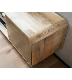 WOHNLING, GERMANY Stolik pod TV CYNTIA 160 cm drewno mango