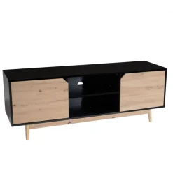 WOHNLING, GERMANY Stolik pod TV CYRUS 150 cm czarny
