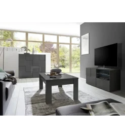 MCA Linia Włoska Stolik pod TV DAMA 120 cm antracyt