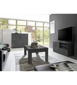 MCA Linia Włoska Stolik pod TV DAMA 120 cm antracyt