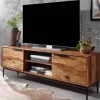 WOHNLING, GERMANY Stolik pod TV ELCANTO 147 cm drewno sheesham