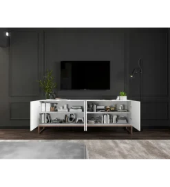 Polski Design ML Stolik pod Tv ELPIS 150 cm biały
