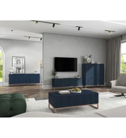 Polski Design ML Stolik pod Tv ELPIS 150 cm granatowy