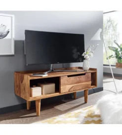 WOHNLING, GERMANY Stolik pod TV FORON 95 cm drewno sheesham