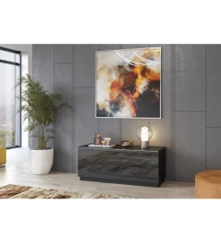 Helvetia Stolik pod TV HELIO 120 cm czarny