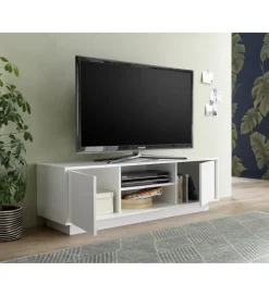 MCA Linia Włoska Stolik pod TV ICEE 139 cm biały