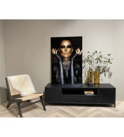 LF-Design Stolik pod TV KALIA 160 cm czarny