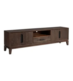 Zona-Design Stolik pod TV KILIAN 200 cm drewno mango brązowa