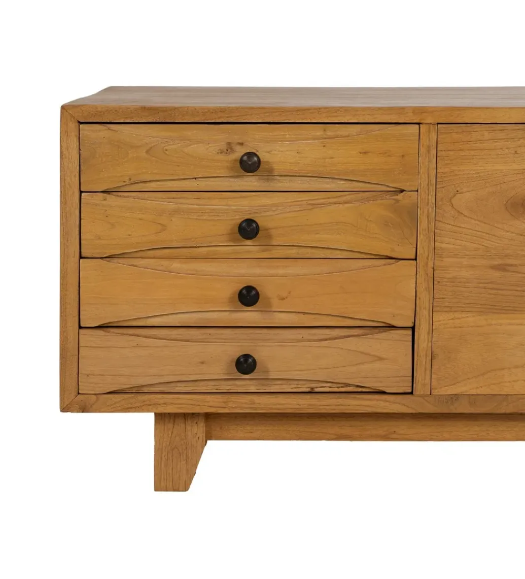 Zona-Design Stolik pod TV KORN 120 cm drewno mindi