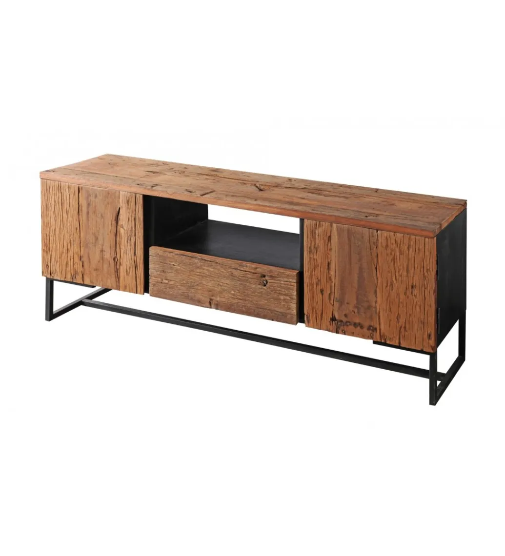 Imeri Stolik pod TV LACERTA 145 cm drewno akacja