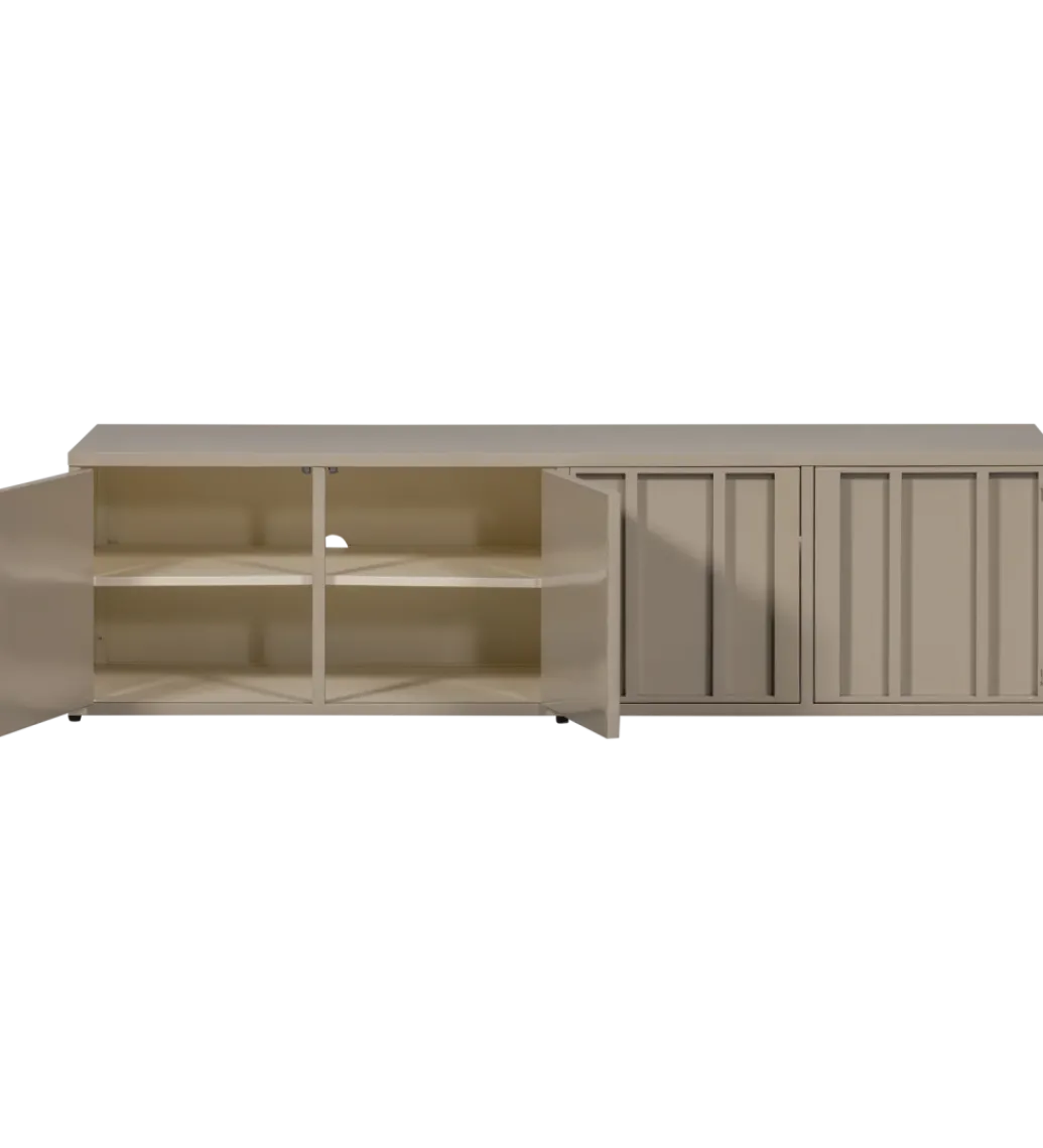 WOOOD Stolik pod TV LEVEL 160 cm piaskowy