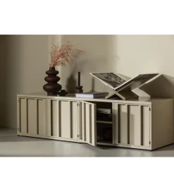 WOOOD Stolik pod TV LEVEL 160 cm piaskowy