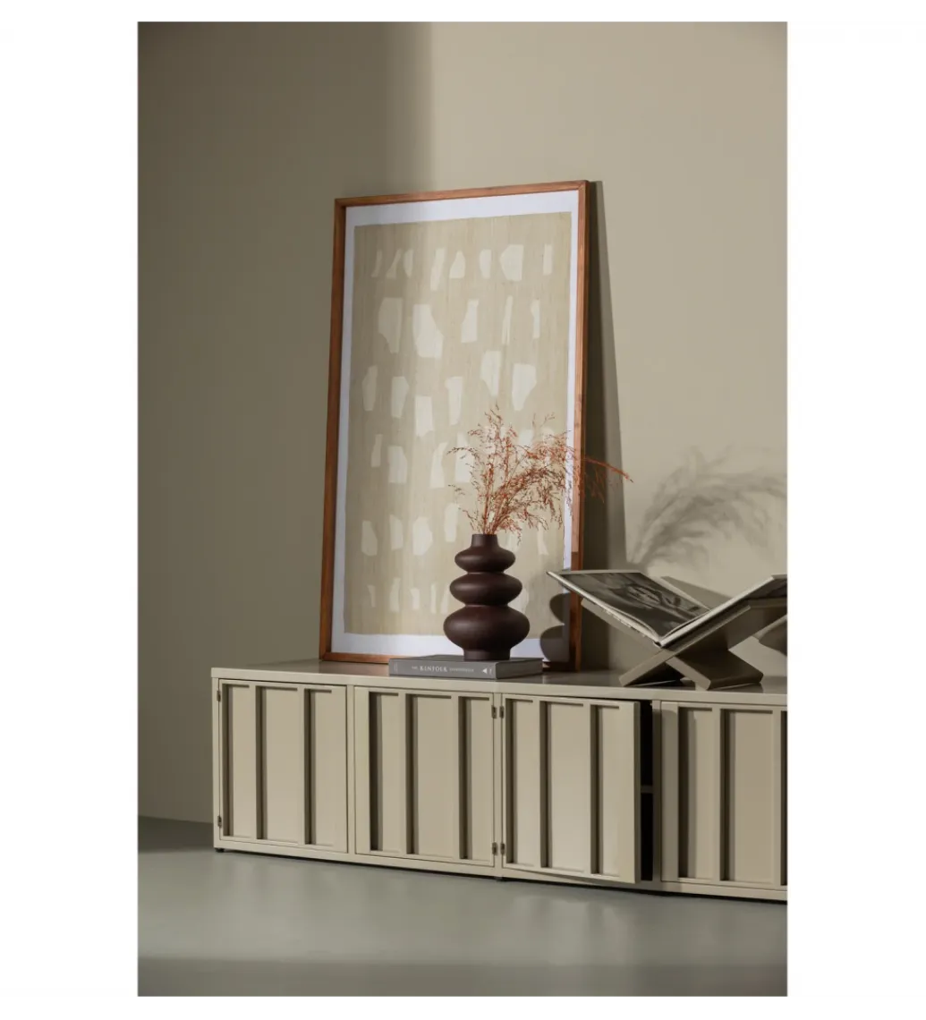 WOOOD Stolik pod TV LEVEL 160 cm piaskowy