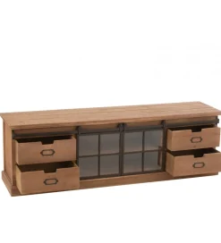 J-Line Stolik pod TV LIA 160 cm naturalny