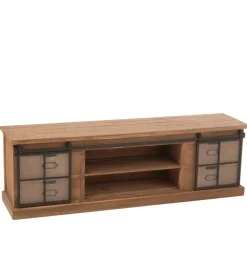 J-Line Stolik pod TV LIA 160 cm naturalny