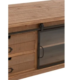 J-Line Stolik pod TV LIA 100 cm naturalny