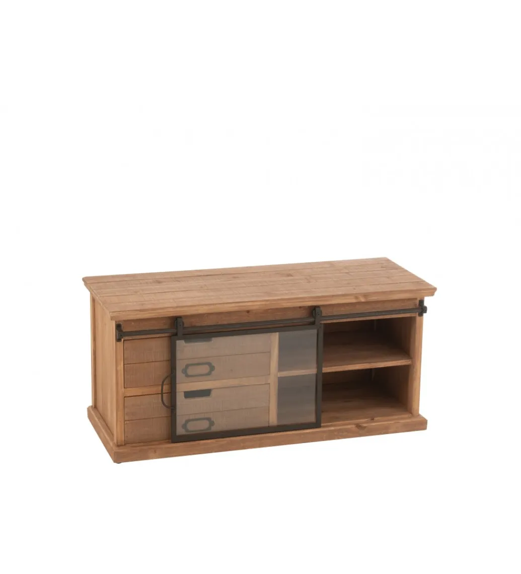 J-Line Stolik pod TV LIA 100 cm naturalny