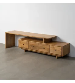 Zona-Design Stolik pod TV MADERAN 175 cm drewno mango naturalny