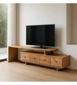 Zona-Design Stolik pod TV MADERAN 175 cm drewno mango naturalny