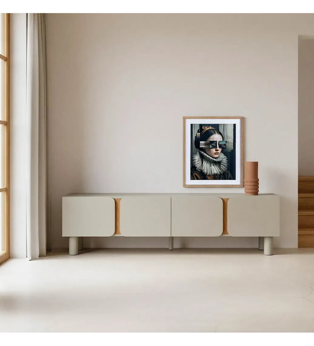 Zona-Design Stolik pod TV MALTA 180 cm taupe