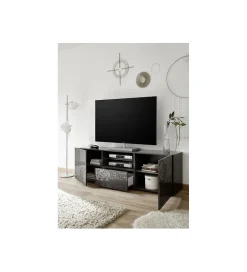 MCA Linia Włoska Stolik pod TV MIRO 180 cm antracyt