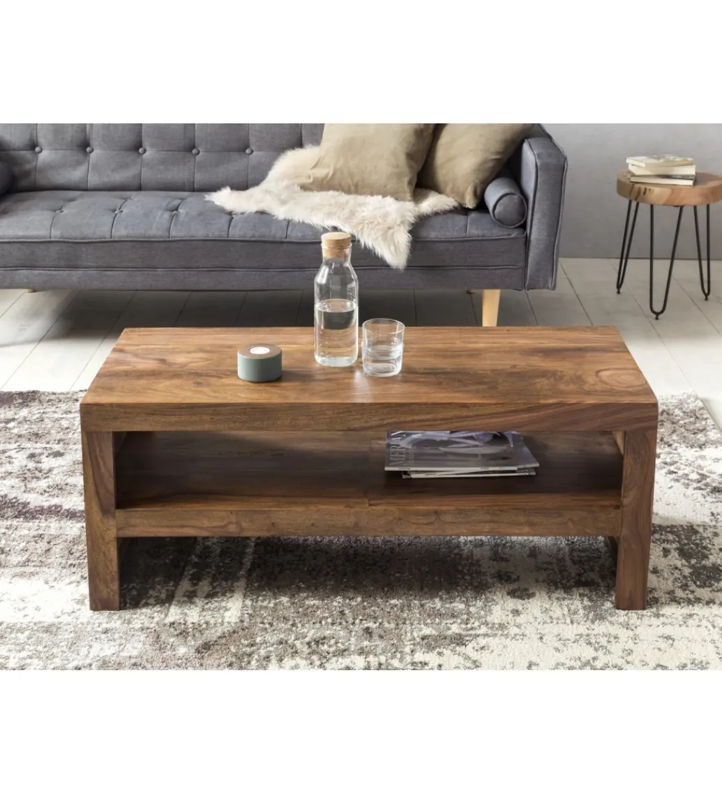 WOHNLING, GERMANY Stolik pod TV MUMBAI 110 cm drewno sheesham