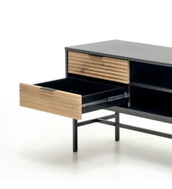 Halmar Stolik pod TV MURANO 150 cm w optyce dąb artisan