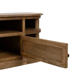 DENZO Stolik pod TV NETERO 198 cm drewno mango