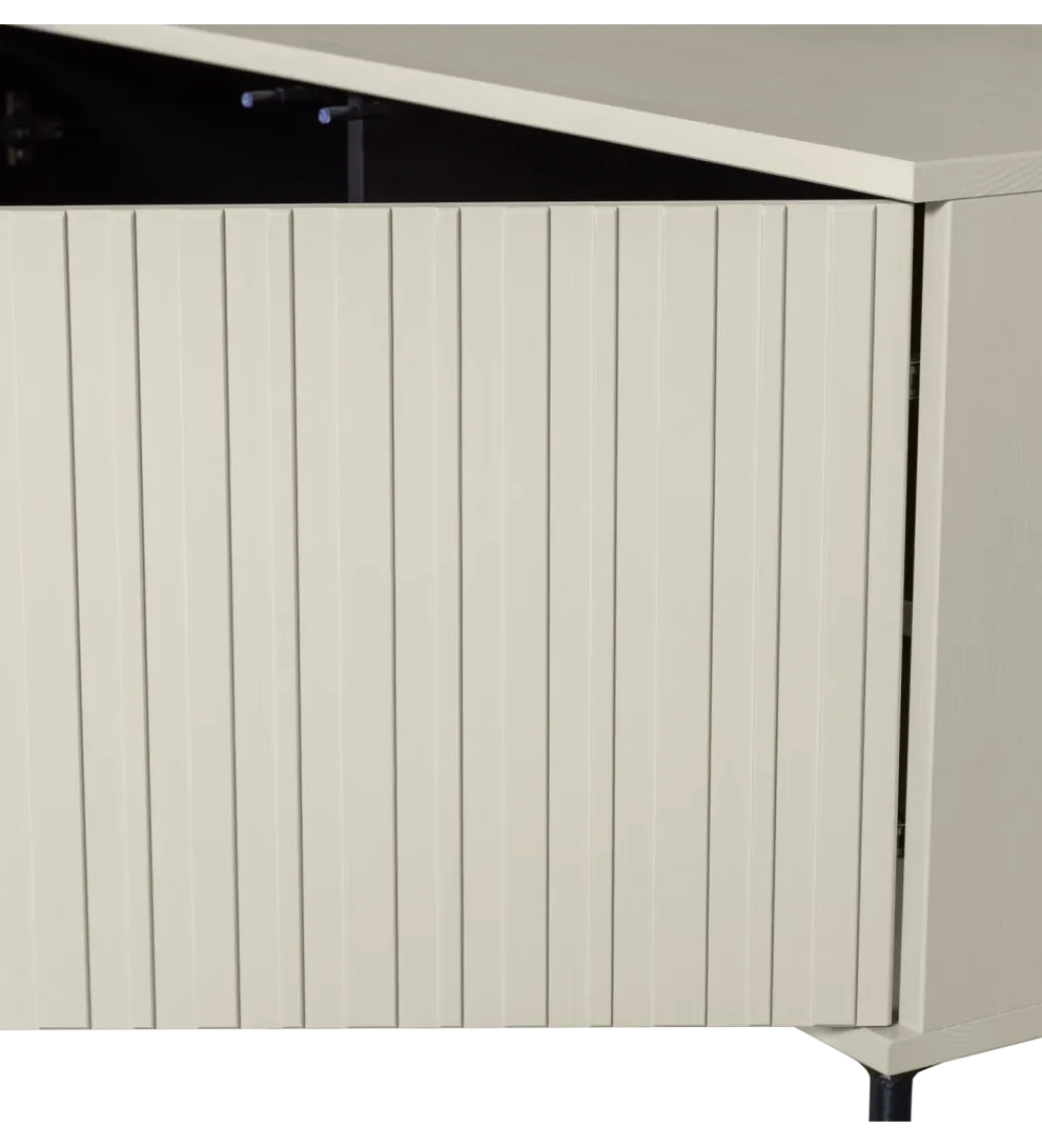 WOOOD Stolik pod TV NEW GRAVURE 150 cm drewno sosny dust