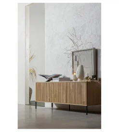 WOOOD Stolik pod TV NEW GRAVURE 150 cm drewno dębu naturalny