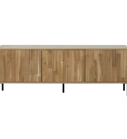 WOOOD Stolik pod TV NEW GRAVURE 150 cm drewno dębu naturalny